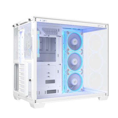ASUS A32 Plus TG ARGB White Midi Tower