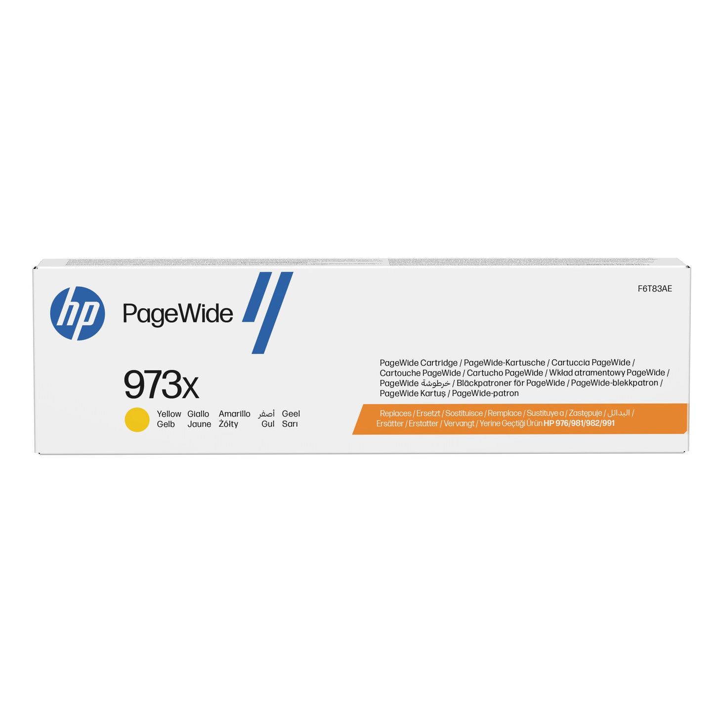 HP 973X High Yield Yellow Original PageWide Cartridge
