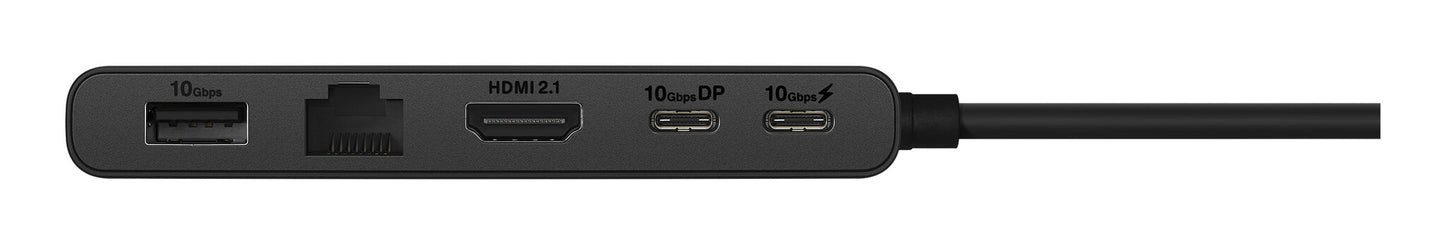 ASUS Dual 4K USB-C Dock DC201 Wired USB 3.2 Gen 2 (3.1 Gen 2) Type-C Black