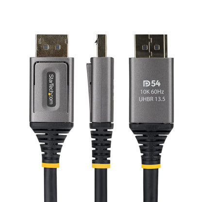 StarTech.com 1m DisplayPort 2.1 Cable, VESA Certified DP54 DisplayPort Cable, Uncompressed 8K 60Hz, 10K 60Hz/8K 144Hz/4K 240Hz w/DSC 1.2a, DP 2.1 Monitor Cord