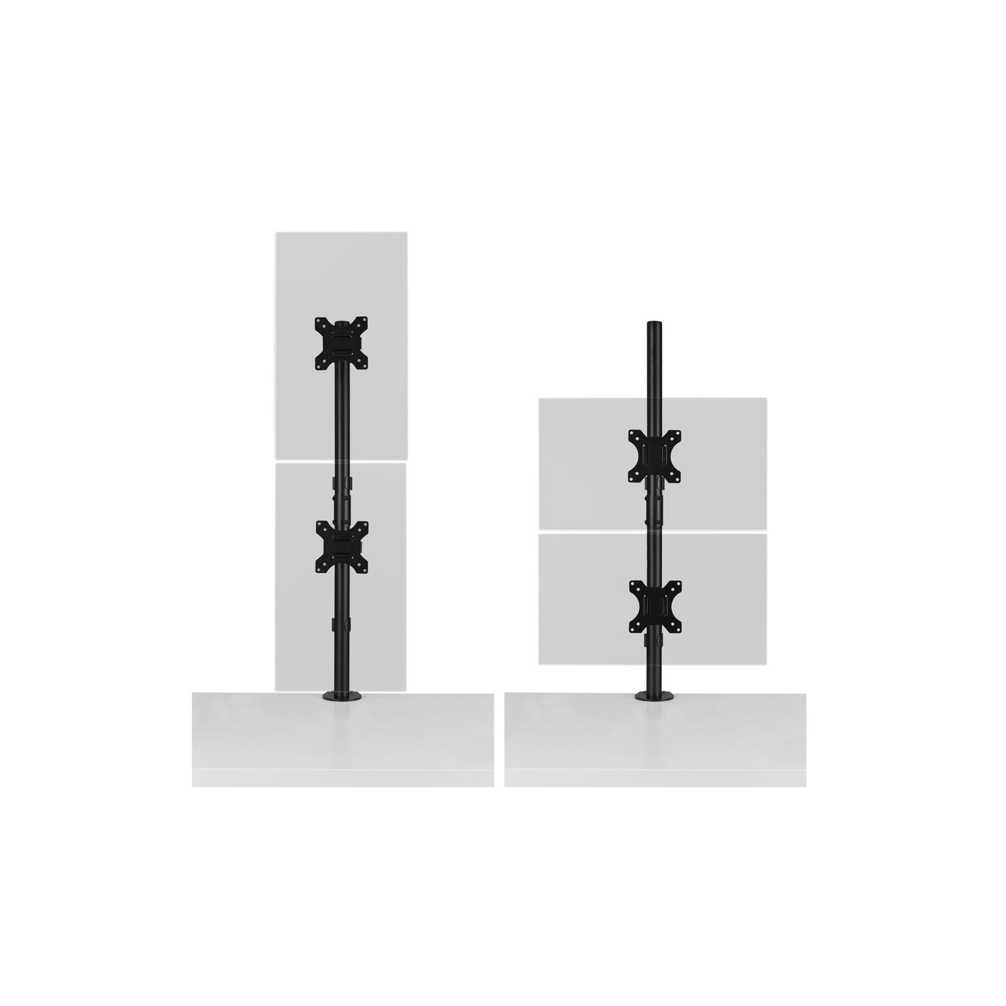 Kensington Vertical Stacking Dual Monitor Arm