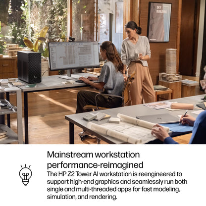 HP Z2 Tower G1i Intel Core Ultra 7 265 16 GB DDR5-SDRAM 1 TB SSD Windows 11 Pro Workstation AI Workstation, AI PC Black