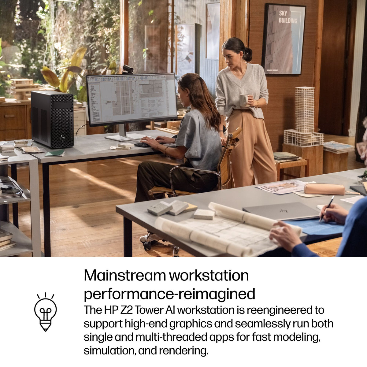 HP Z2 Tower G1i Intel Core Ultra 7 265 32 GB DDR5-SDRAM 1 TB SSD Windows 11 Pro Workstation AI Workstation, AI PC Black
