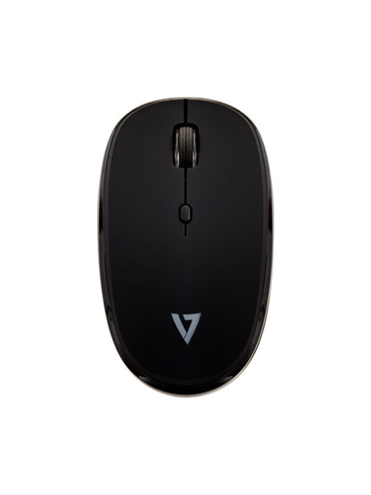 V7 MW550BT Bluetooth Silent 4-Button Mouse with adjustable DPI - Black