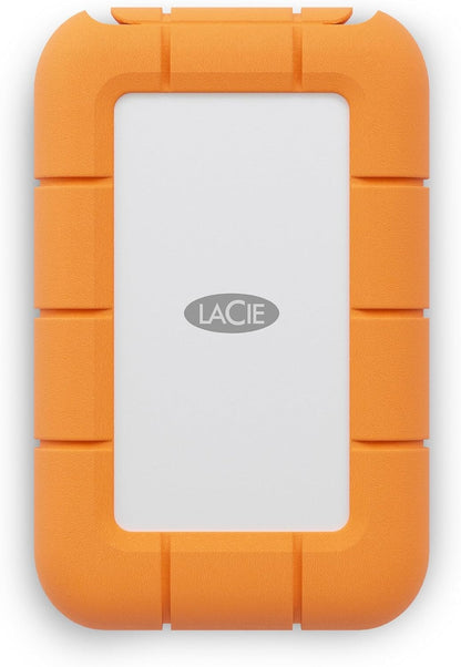 LaCie STMF500400 external solid state drive 500 GB USB Type-C USB 3.2 Gen 2x2 Grey, Orange