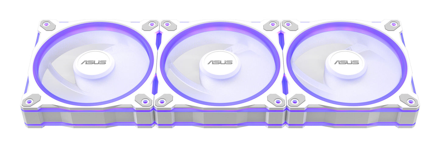 ASUS Prime MR120 Fan ARGB White 3in1 Computer case 12 cm