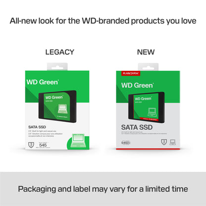Western Digital Green WD ™ SATA SSD 2,5"/7 mm POWERED BY SANDISK 250 GB