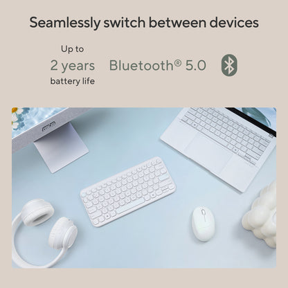 ASUS Marshmallow KW100 keyboard Home Bluetooth Beige