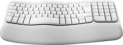 Logitech Wave Keys for Mac keyboard Home/Office Bluetooth QWERTY UK English White