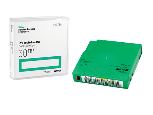 HP LTO-8 Ultrium 30TB RW Data Cartridge Blank data tape 12 TB 1.26 cm
