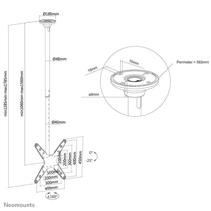 Neomounts TV/monitor ceiling mount
