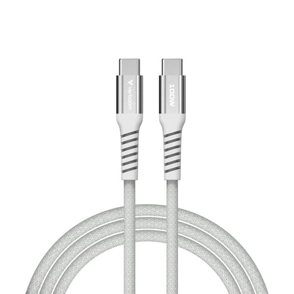 Verbatim Sync & Charge Magnetic Cable - 100W USB-C to USB-C 120 cm Grey