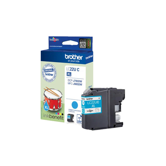Brother LC22UC ink cartridge 1 pc(s) Original High (XL) Yield Cyan