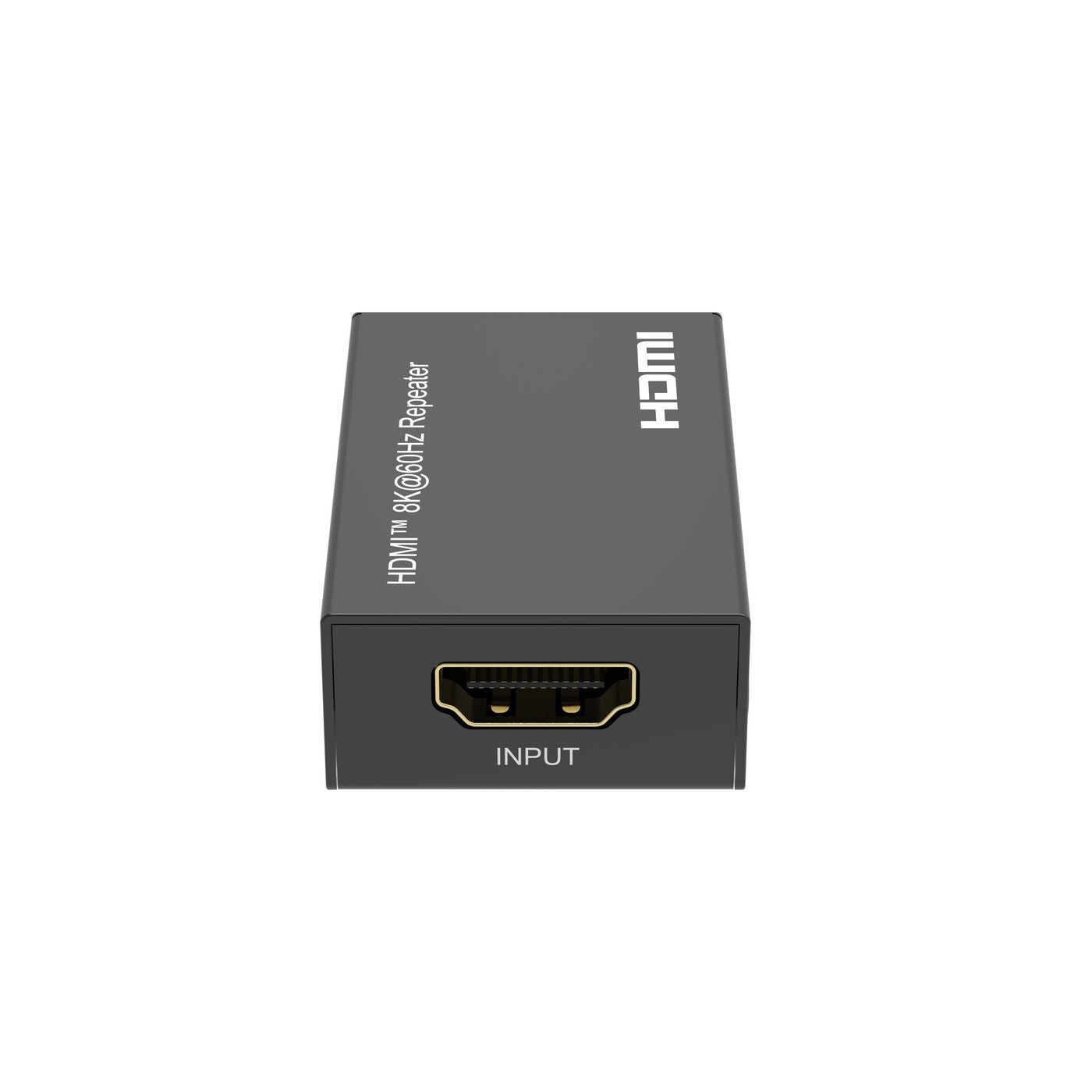 Microconnect MC-HDMIREPEATER-8K AV extender Black