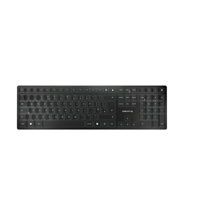 CHERRY KW 9100 SLIM keyboard Universal RF Wireless + Bluetooth QWERTY UK English Black