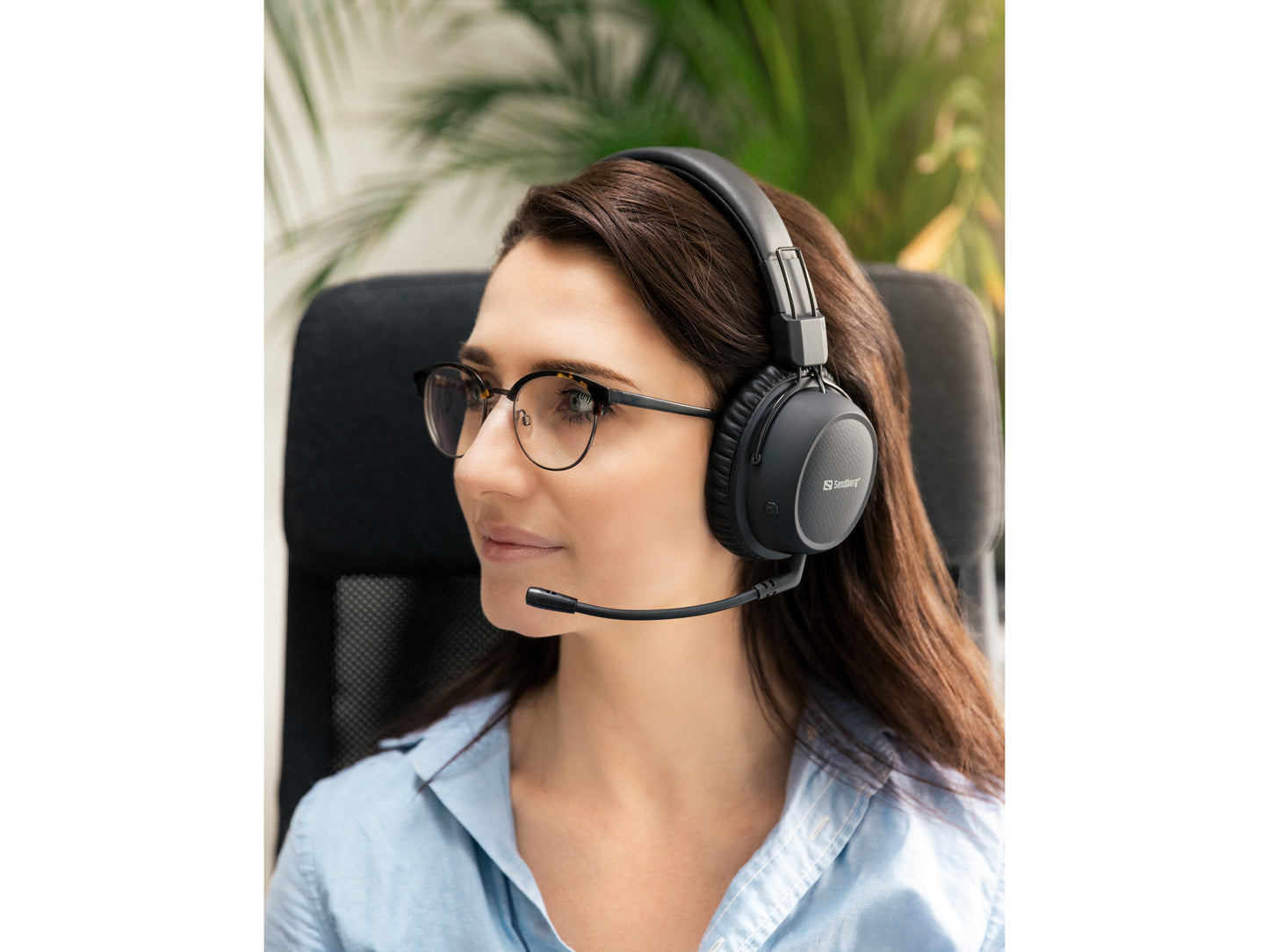 Sandberg Wireless Headset ANC FlexMic