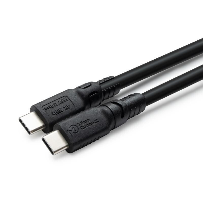 Microconnect USB3.2CC02-LSZH USB cable USB 3.2 Gen 2x2 2 m USB C Black