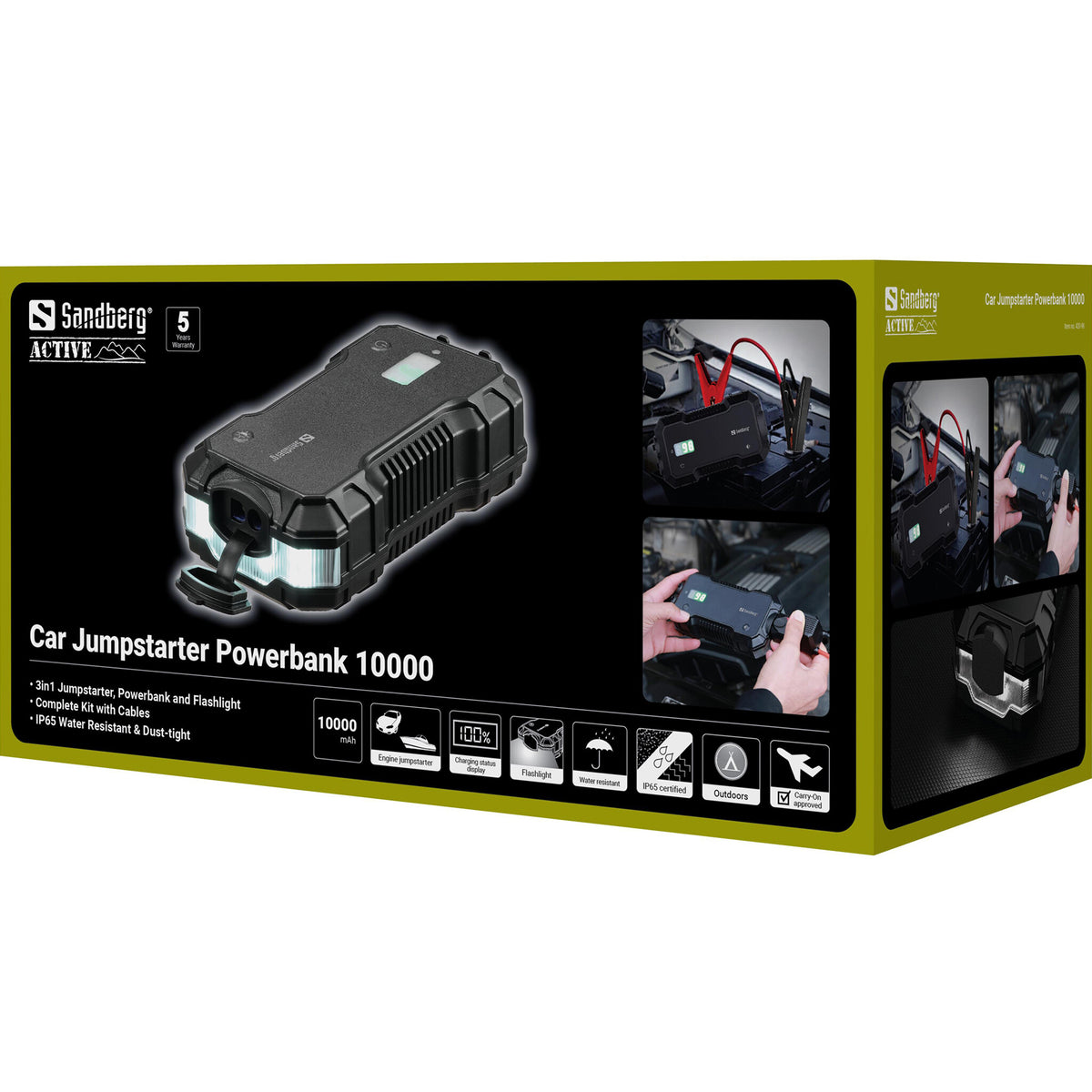 Sandberg Car Jumpstarter Powerbank 10000