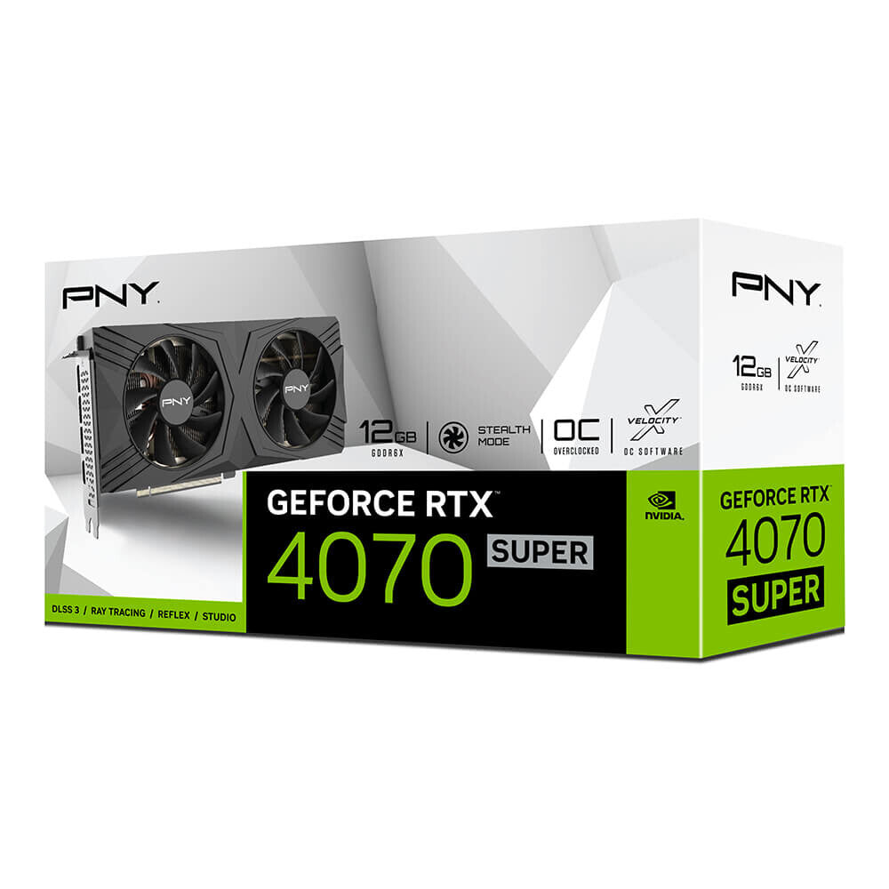 PNY GeForce RTX 4070 SUPER 12GB OC DF NVIDIA GDDR6X