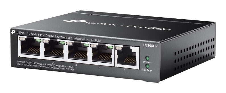 TP-Link Omada 5-Port Gigabit Easy Managed Switch with 4-Port PoE+