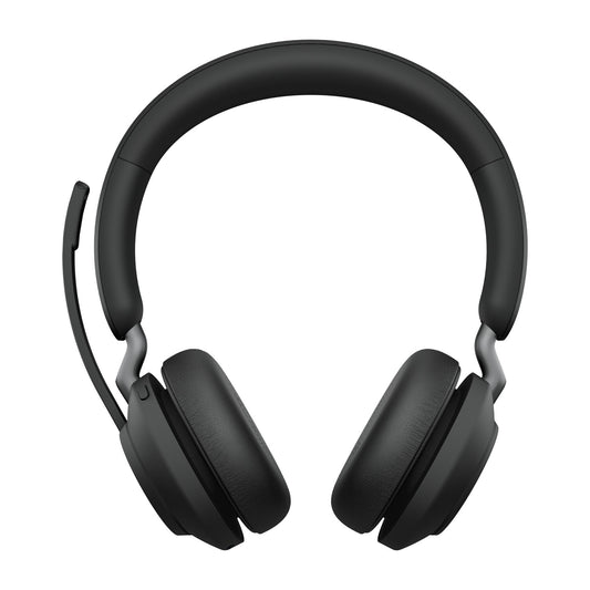 Jabra Evolve2 65 USB-A Black UC Stereo headset, Head-band, Wireless connection, Boom microphone, Office/Call center