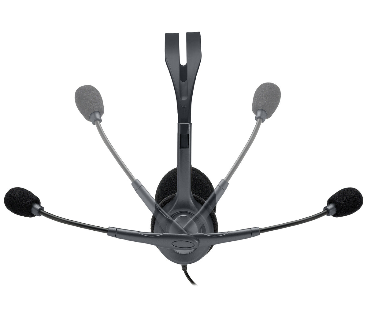 Logitech 981-000612 headphones/headset Wired Head-band Office/Call center Black