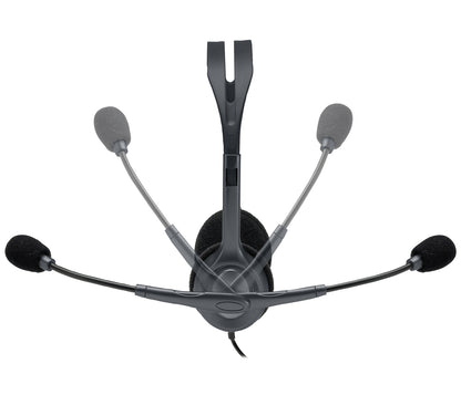 Logitech 981-000612 headphones/headset Wired Head-band Office/Call center Black
