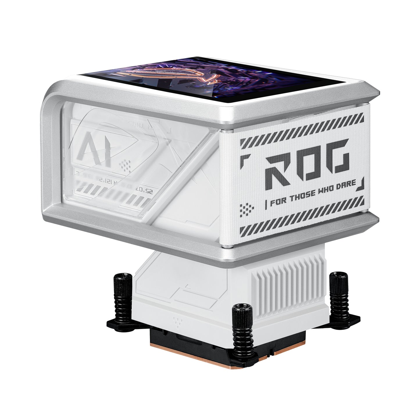 ASUS ROG RYUO IV 360 ARGB WHT Processor All-in-one liquid cooler 12 cm White