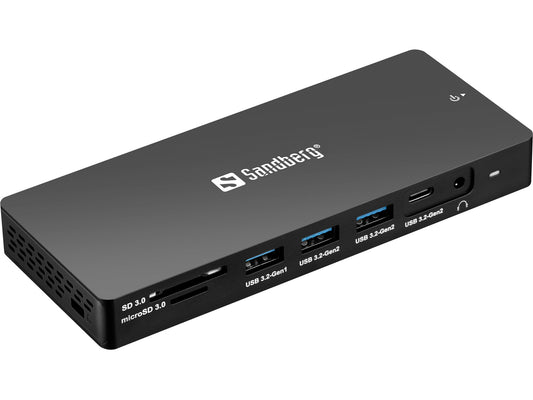 Sandberg USB-C 13-in-1 Docking Station Pro, grey