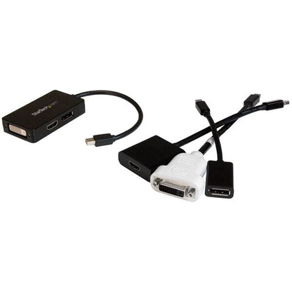 StarTech.com Travel A/V adapter: 3-in-1 Mini DisplayPort to DisplayPort DVI or HDMI converter