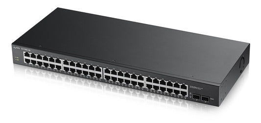 Zyxel GS1900-48-GB0102F network switch, Managed, 48-port, black