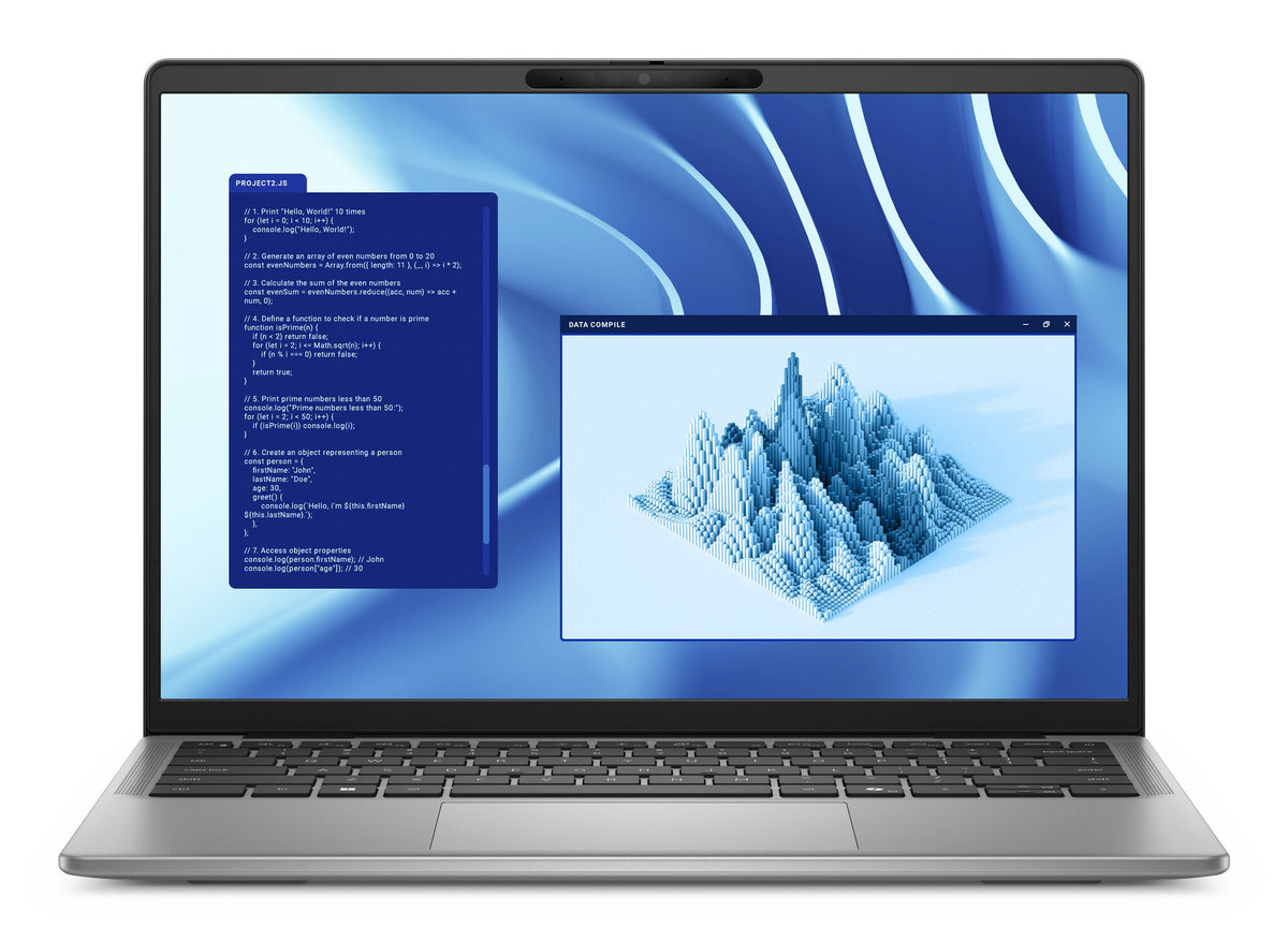 DELL Latitude 7455 Copilot+ PC Snapdragon X1P-64-100 Laptop 35.6 cm (14") Touchscreen Quad HD+ 16 GB LPDDR5x-SDRAM 512 GB SSD Wi-Fi 7 (802.11be) Windows 11 Pro UK English Grey