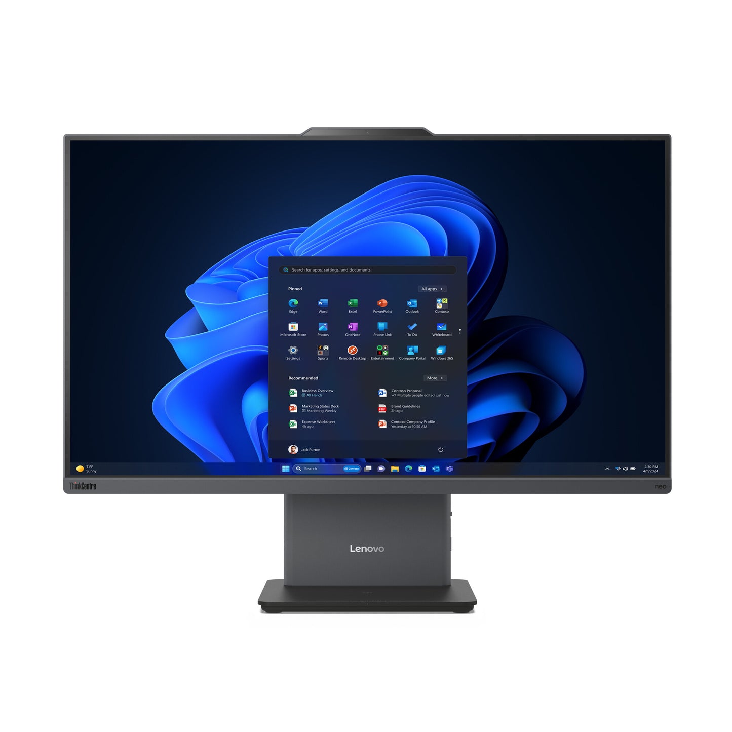 Lenovo ThinkCentre neo 50a 27 Gen 5 Intel Core 5 210H 68.6 cm (27") 1920 x 1080 pixels All-in-One PC 16 GB DDR5-SDRAM 512 GB SSD Windows 11 Pro Wi-Fi 6 (802.11ax) Grey