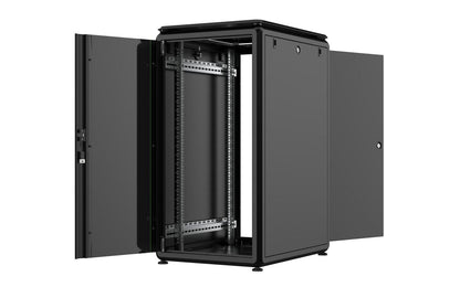 Lanview RDL22U68BL rack cabinet 22U Freestanding rack Black