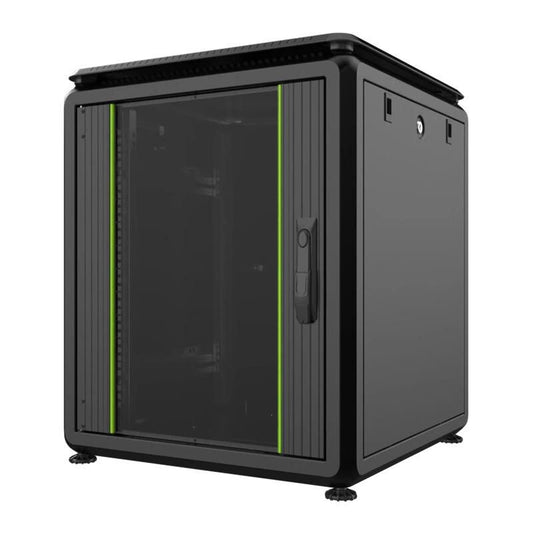Lanview RDL12U66BL rack cabinet 12U Freestanding rack Black