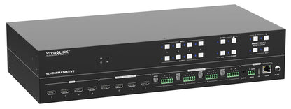 Vivolink HDMI 2.0 4x4, Matrix Fast switcher w/GUI and RS232 control