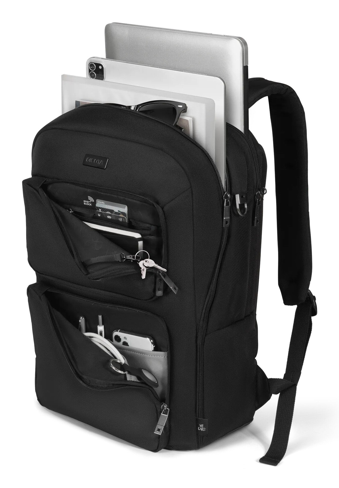 DICOTA SEVEN 12-14 35.6 cm (14") Backpack Black