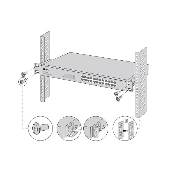 TP-Link Omada 19-inch Switches Rack Mount Kit