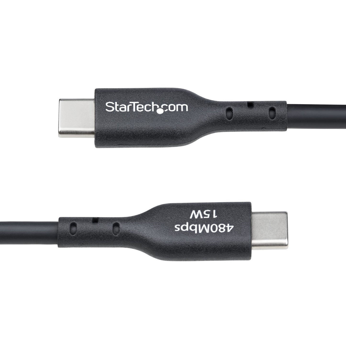 StarTech.com 3m (9.8ft) USB-A to USB-C Charging Cable, Charge & Sync, 3A, USB 2.0, TPE Jacket - Black USB Charging Cord