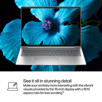 HP ProBook 4 G1i AI PC Wolf Pro Security Edition Intel Core Ultra 5 225H Laptop 40.6 cm (16") WUXGA 32 GB DDR5-SDRAM 1 TB SSD NVIDIA GeForce RTX 3050 Wi-Fi 7 (802.11be) Windows 11 Pro Silver