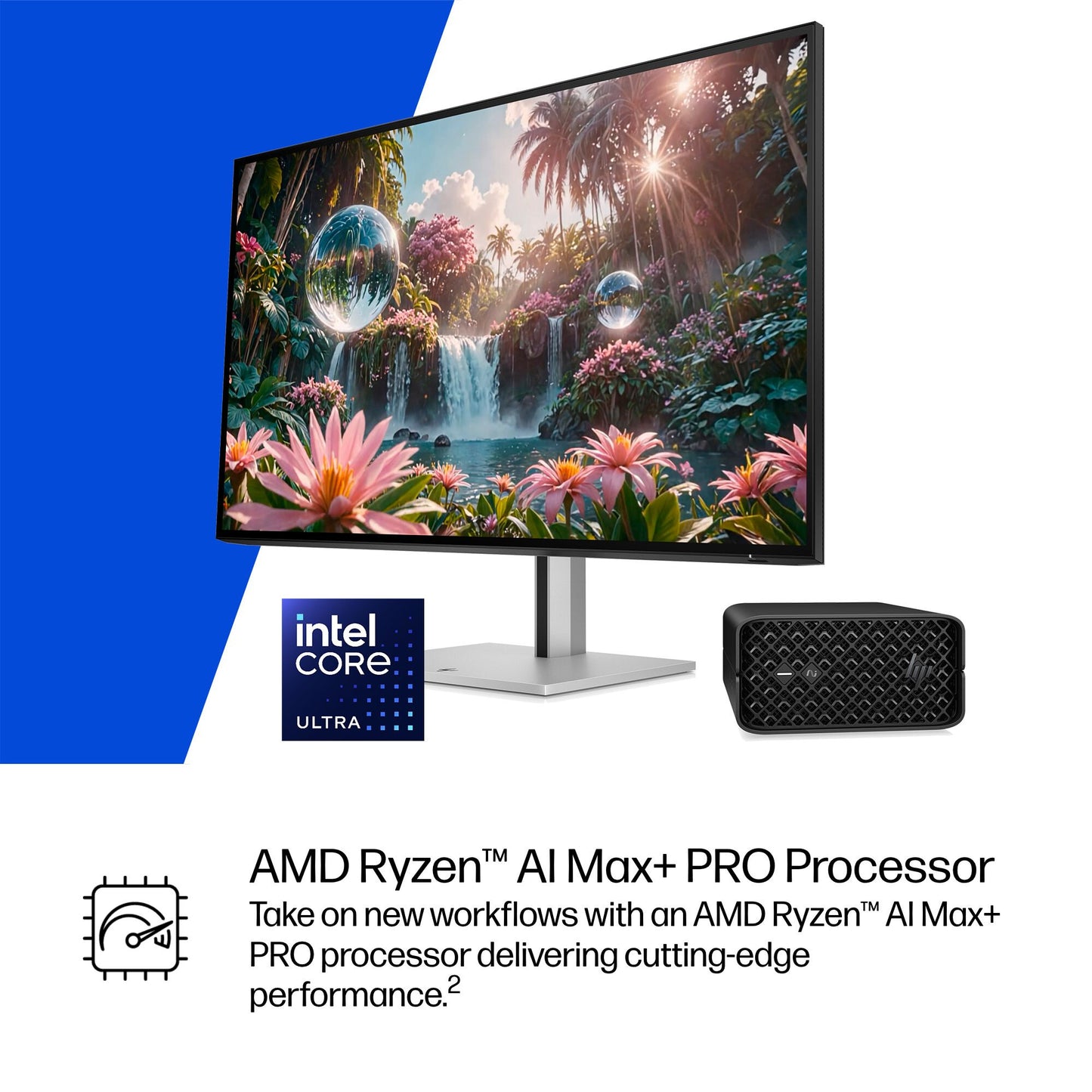 HP Z2 Mini G1a Copilot+ PC AMD Ryzen AI Max+ PRO PRO 395 64 GB LPDDR5x-SDRAM 1 TB SSD Windows 11 Pro Mini PC Workstation AI Workstation, AI PC Black