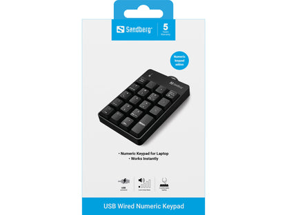 Sandberg USB Wired Numeric Keypad