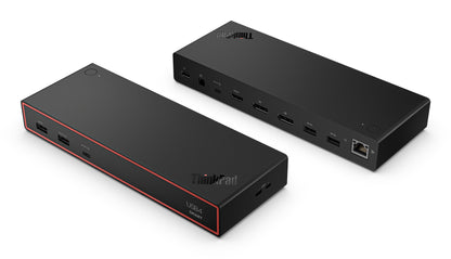 Lenovo ThinkPad USB4 Smart Dock 5500 with 135W Adapter Wired Black