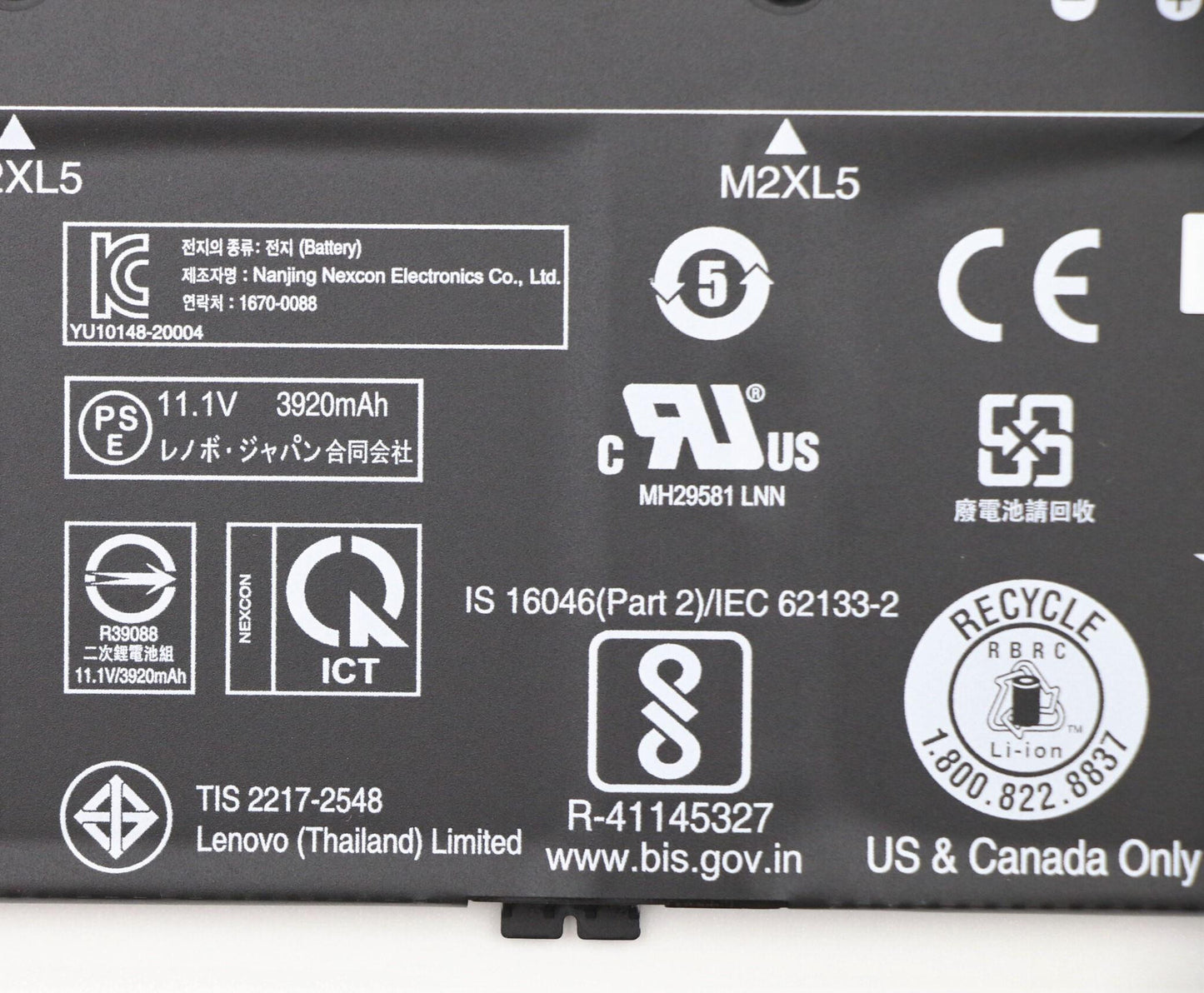 Lenovo 5B10X02603 laptop spare part Battery