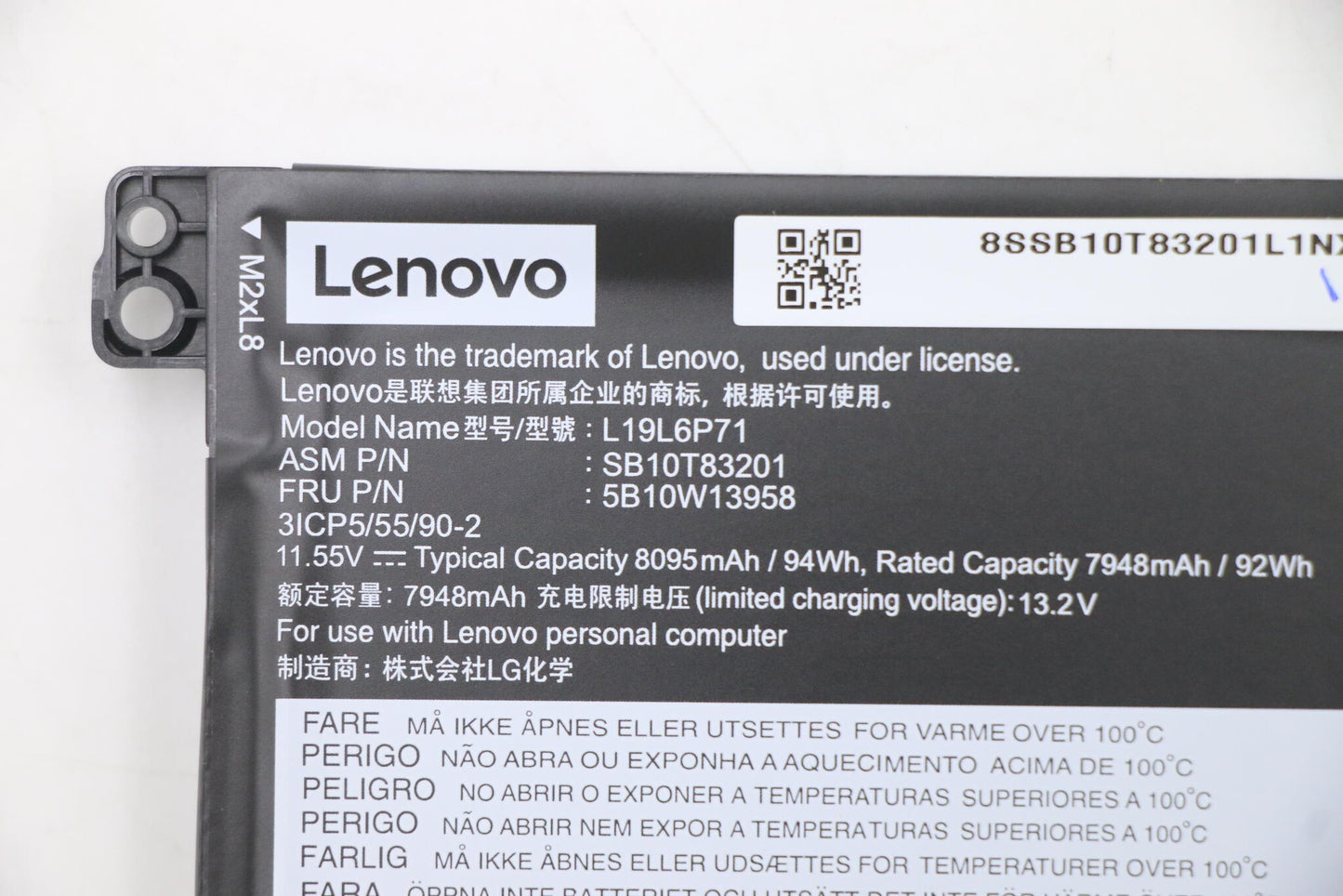 Lenovo 5B10W13958 laptop spare part Battery