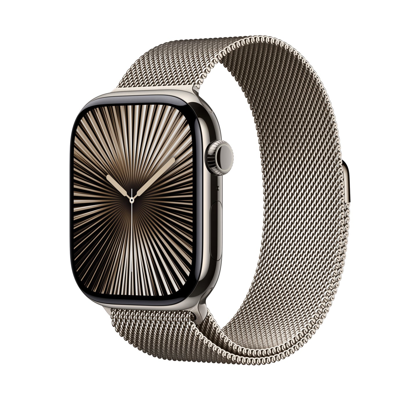 Apple 46mm Natural Milanese Loop - S/M