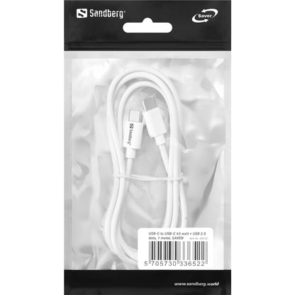 Sandberg USB-C USB-C 65W 1M SAVER