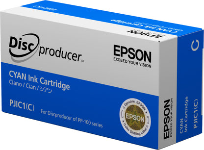Epson Discproducer Ink PJIC7(C), Cyan (MOQ=10)