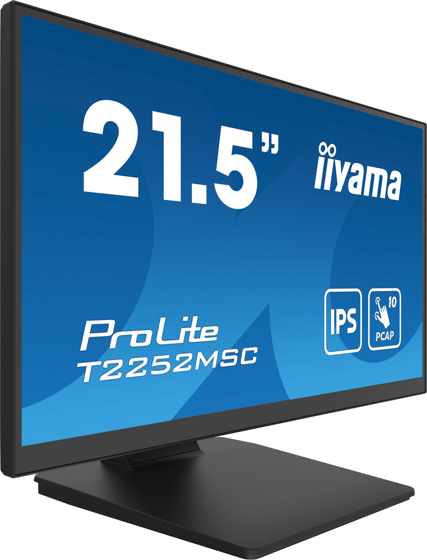 iiyama ProLite T2252MSC-B2 computer monitor 54.6 cm (21.5") 1920 x 1080 pixels Full HD LCD Touchscreen Black