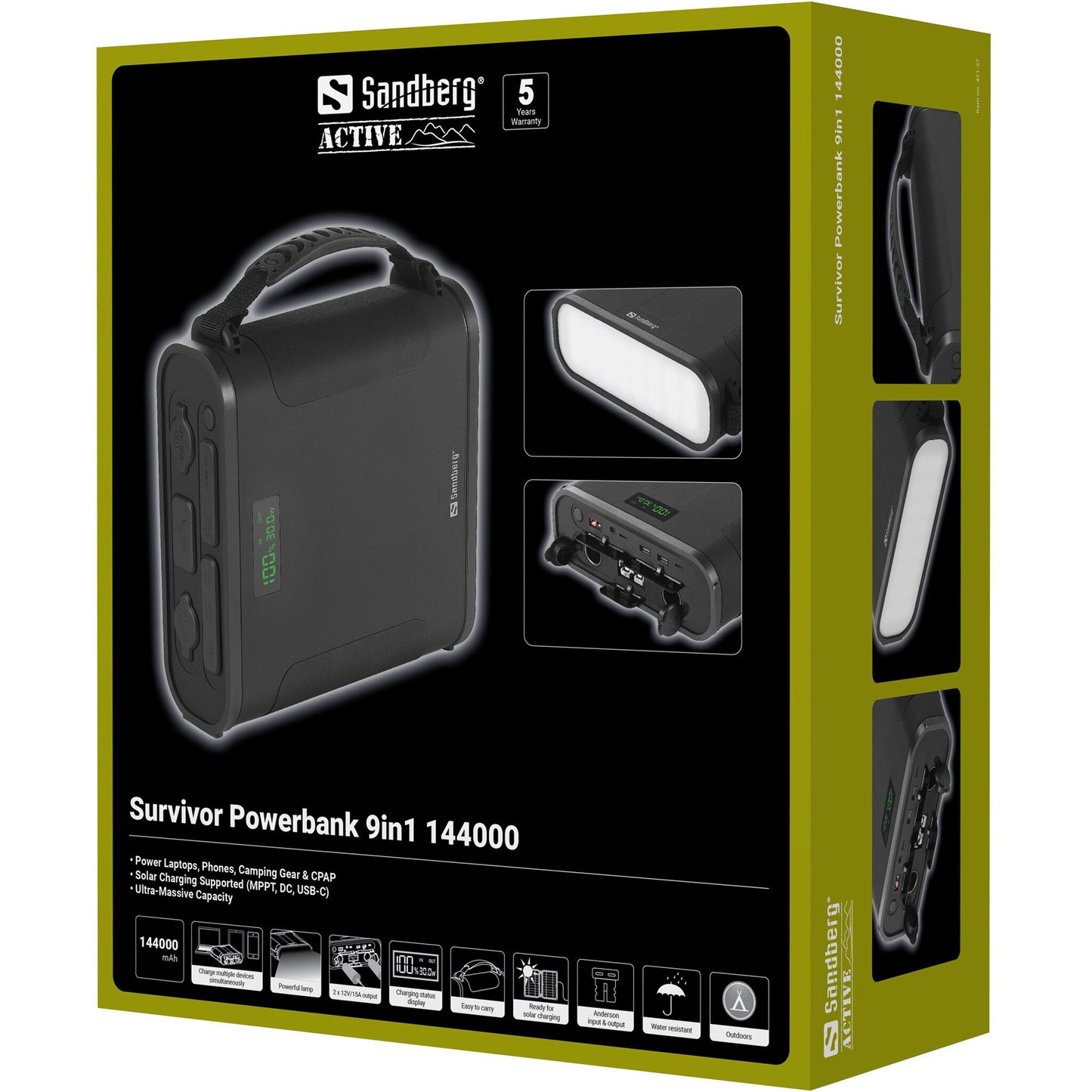 Sandberg Survivor Powerbank 9in1 144000